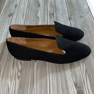 Black suede Margaux flats